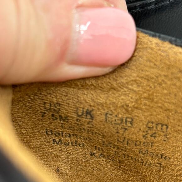 Natural Soul Loafer Womens Size 7.5 Black Leather Slip On Comfort Shoes - Picture 7 of 10